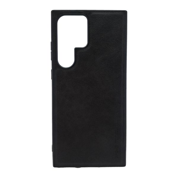 قاب سامسونگ S23 ultra مدل leather مشکی
