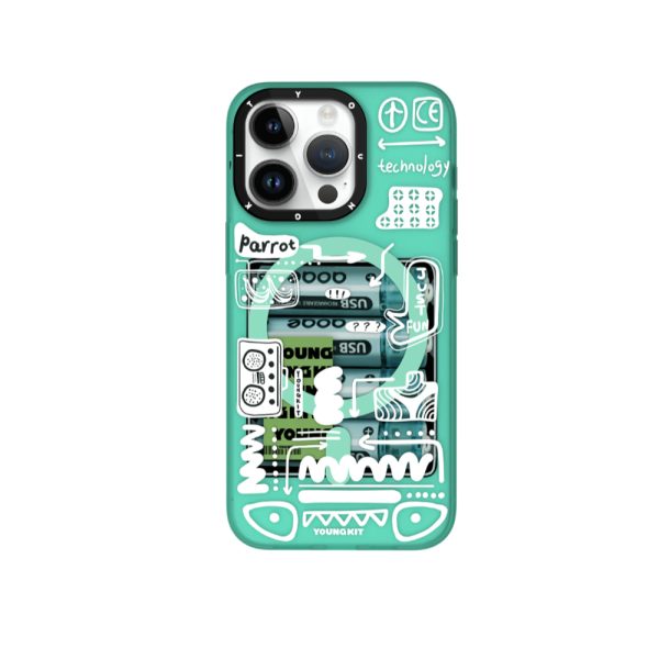 قاب گوشی آیفون 14یانگ کیت طرح 3D BAT
